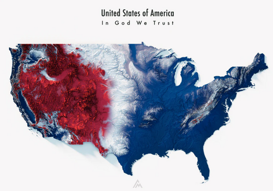 United States Relief map